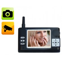 Interfon video color wireless model PNI 3510W cu ecran LCD de 3.5 inch