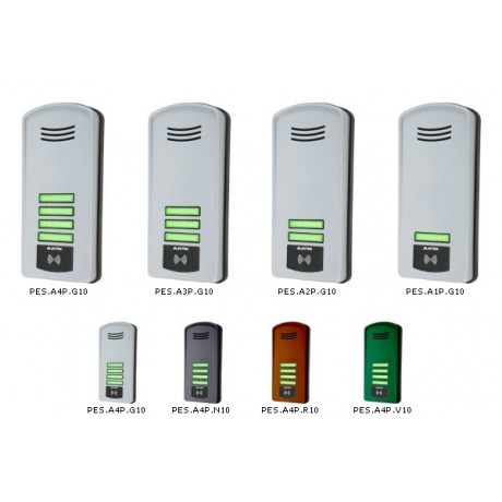 PES.A4P.G10: Panou exterior audio fara numarul casei