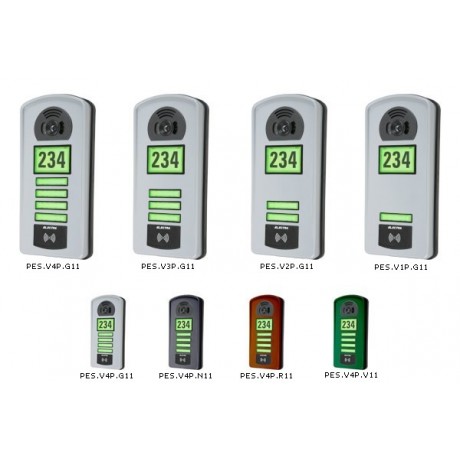 PES.V4P.G11: Panou exterior video cu numarul casei