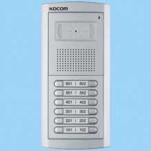 Videointerfoane camera alb/negru de exterior Kocom pentru 12 familii 1/3" CCD