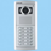 Videointerfon post exterior camera color 1/3" CCD Kocom pentru 12 familii