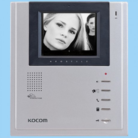 Videointerfon monitor alb/negru Kocom 4"CRT Handsfree